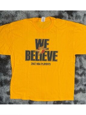 Vintage Golden State Warriors 'We Believe' 2007 NBA Playoff T-Shirt